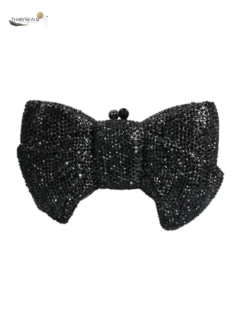 Luxury Bowknot Evening Clutch Sparkling Rhinestones Handbag Party Wedding